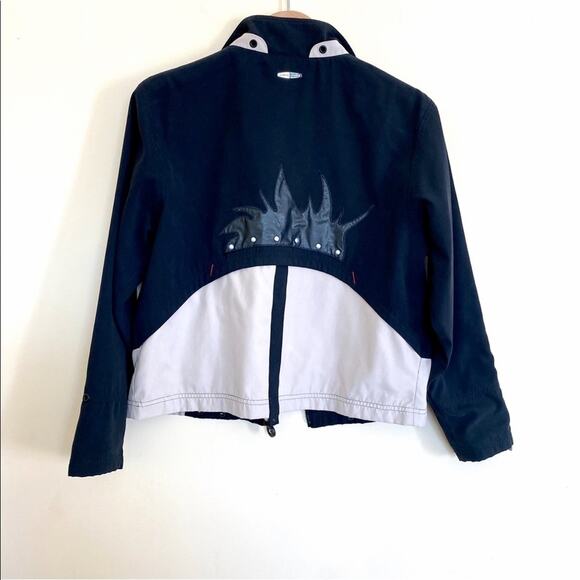 Jamie Sadock jacket women's size small black cream colorblock zip golf - Picture 8 of 15